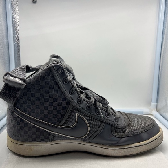 NIKE VANDAL HIGH HI Sneakers 366727-001 Grey Checked Checkerboard mens S… main image 13